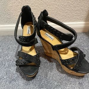 Not rated studded wedges